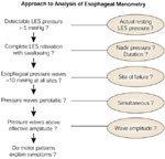 Figure 8 : Schematic representation of an approach to the analysis of esophageal manometric recordings. Unfortunately we are unable to provide accessible alternative text for this. If you require assistance to access this image, or to obtain a text description, please contact npg@nature.com