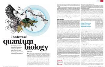 Physics of life: The dawn of quantum biology