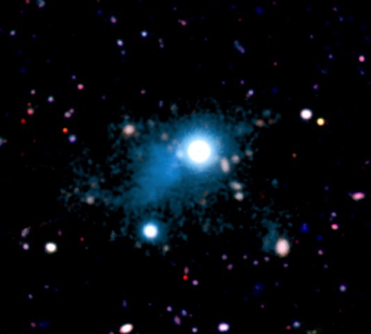 quasar universe web galaxy star