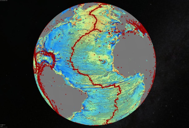 Gravity Map Uncovers Sea-floor Surprises... 01_atlantic_quakes_noland900