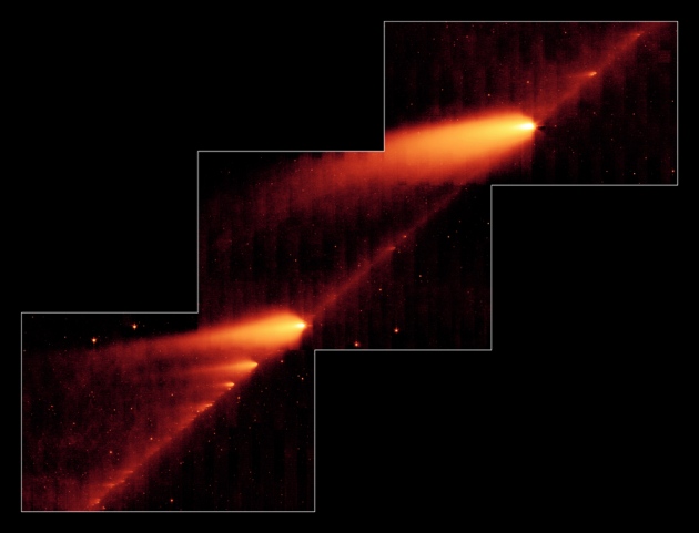 photo of Heavy comet traffic around young star image