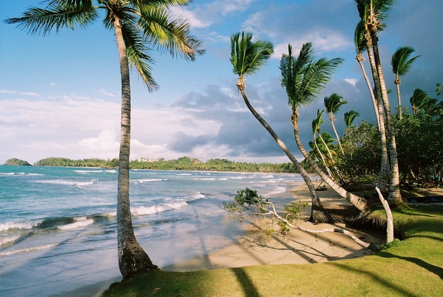 Coastal erosion on the Caribbean Island of Hispaniola.