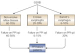 Figure 5 : The proportion of patients who failed symptomatically proton pump inhibitor (PPI) once daily in each of the GERD groups. Unfortunately we are unable to provide accessible alternative text for this. If you require assistance to access this image, or to obtain a text description, please contact npg@nature.com