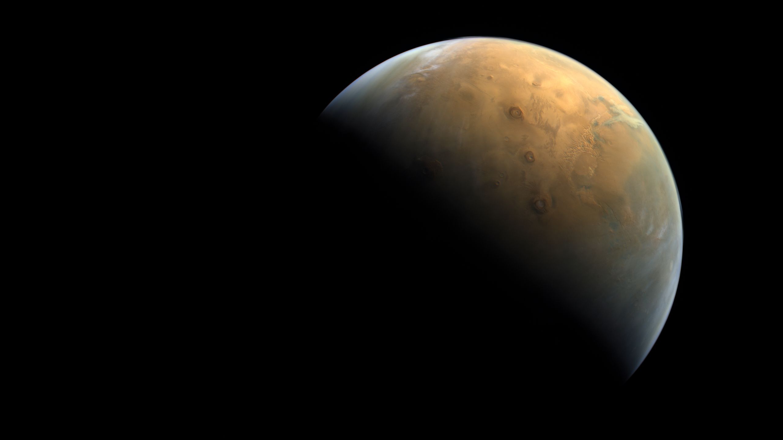 Mars photo taken by the Emirate eXploration Imager