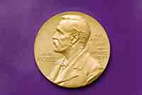 Nobel prize medal.