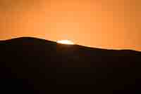 Sunrise in Paracas National Reserve Peru.