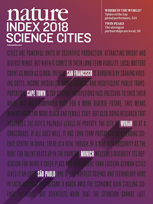Nature Index 2018 Science Cities