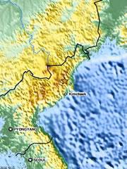 The seismic rumble was detected near Kimchaek.