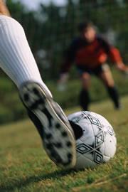 Kick it: repeated heading of the ball might harm the brain.